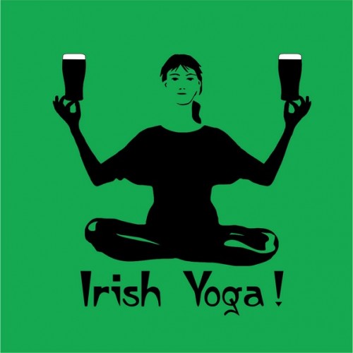 irish yoga - Irish Yoga - Sticker