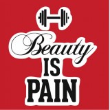 Beauty is pain