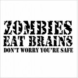 Zombies eat brains (Ladies)