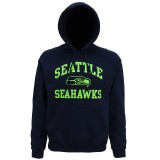 MJ018 Seattle Seahawks large graphic hoodie