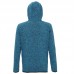TR071   Melange knit fleece jacket 
