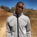 TR071   Melange knit fleece jacket 